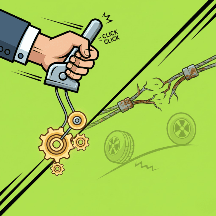 handbrake cable repair