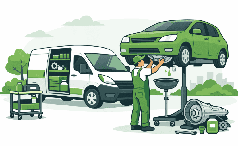 mobile transmission servicing