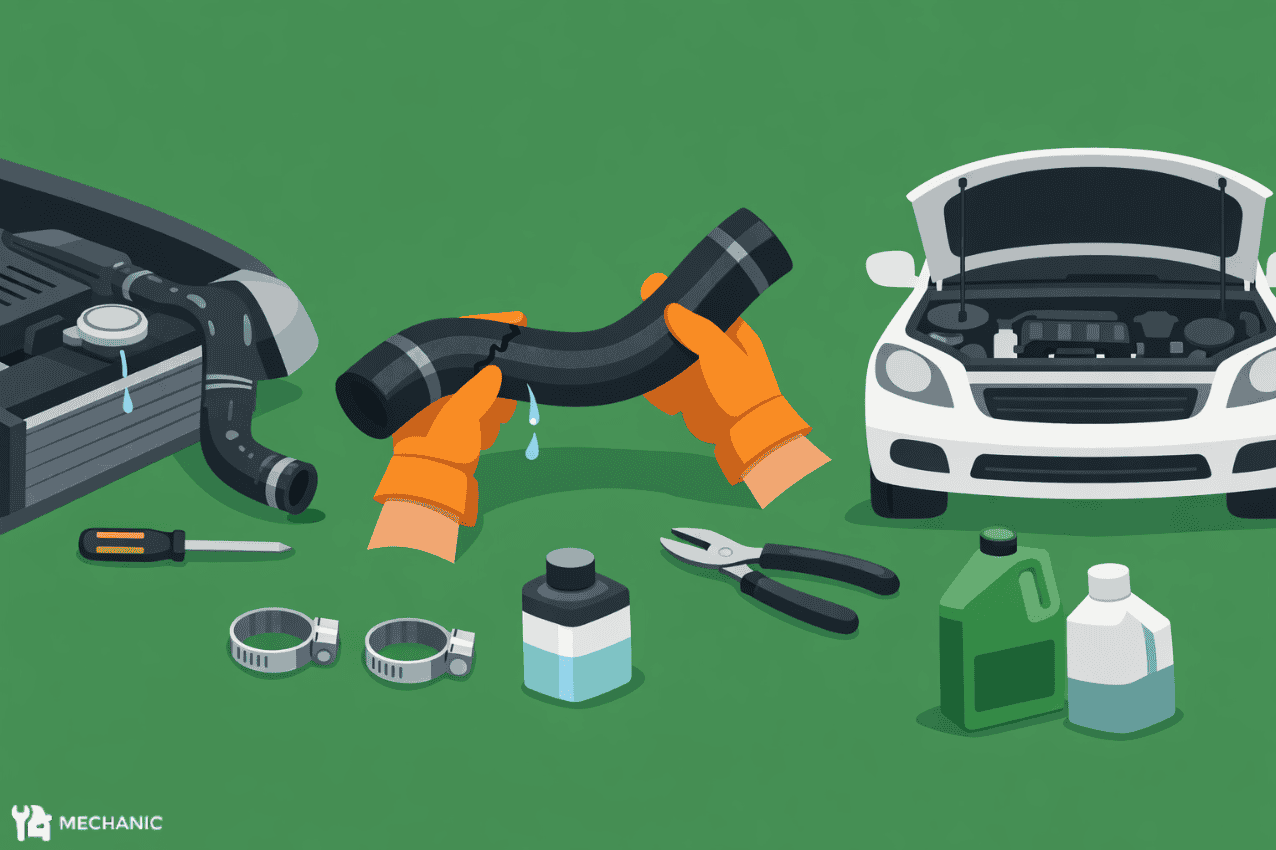 mobile radiator hose replacement