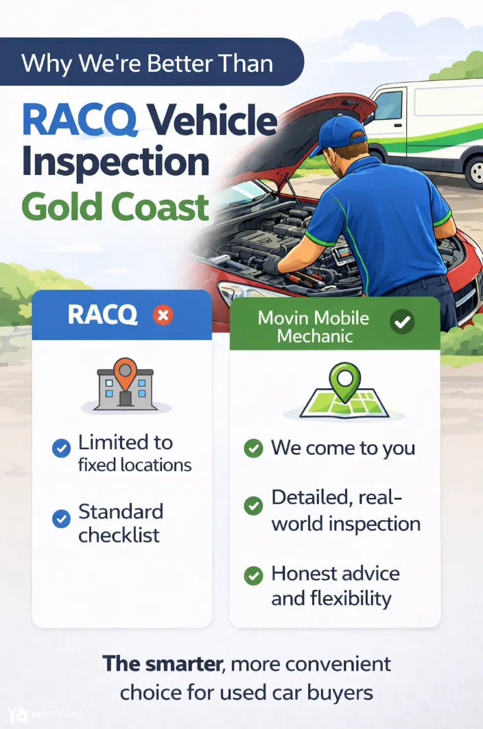RACQ vehicle inspection gold coast