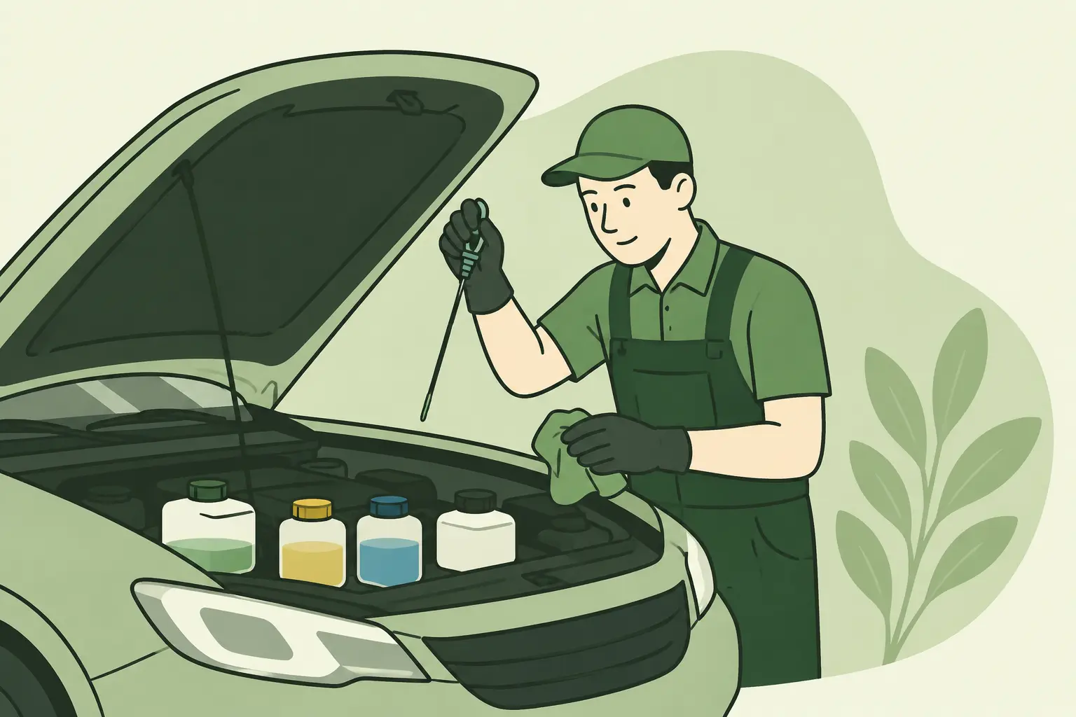 vehicle fluid inspection