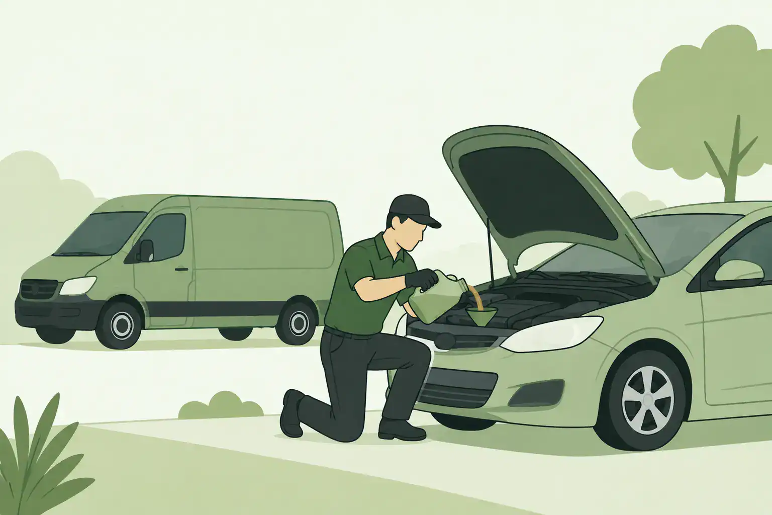 mobile oil change in broadbeach